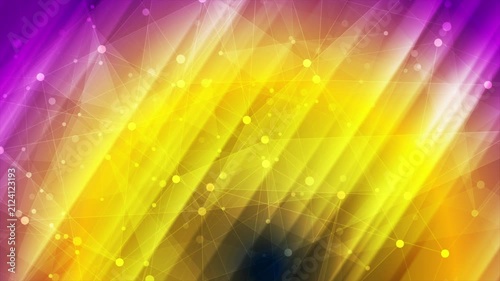 Abstract colorful futuristic low poly plexus glowing background. Network connection technology motion design. Seamless loop. Video animation Ultra HD 4K 3840x2160