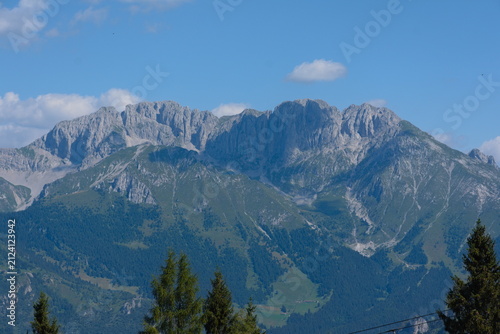 Canvas Print presolana mountains
