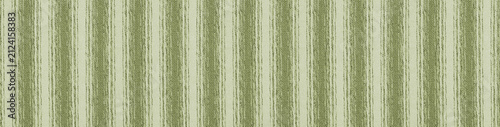 Woven olive green and cream linen fabric texture with vertical striped pattern.