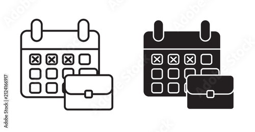 employee leave icon