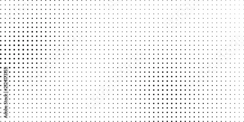 Halftone dot pattern vector, black and white pop art background, abstract comic book texture for graphic design