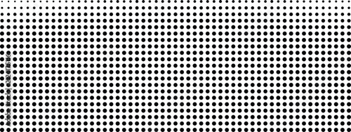 Halftone dot pattern vector, black and white pop art background, abstract comic book texture for graphic design