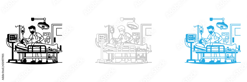 Fototapeta premium Modern factory production line with automated machinery
