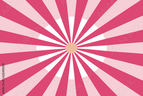 Vibrant pink radial burst background with dynamic lines. Abstract geometric design for creative projects.
