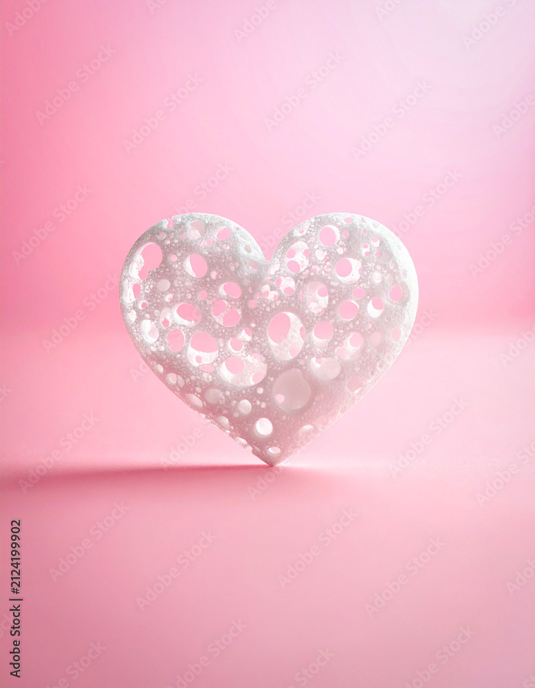 Fototapeta premium heart 3d
