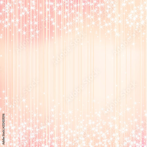 Bright Pink Holiday Background with Stars. Vector illustration
