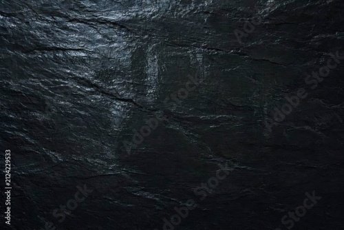 Textured dark stone backdrop for packaging mockups — Rich slate texture with wet luster that enhances contrast and depth, ideal for luxury packaging, cosmetics displays, and premium product staging
