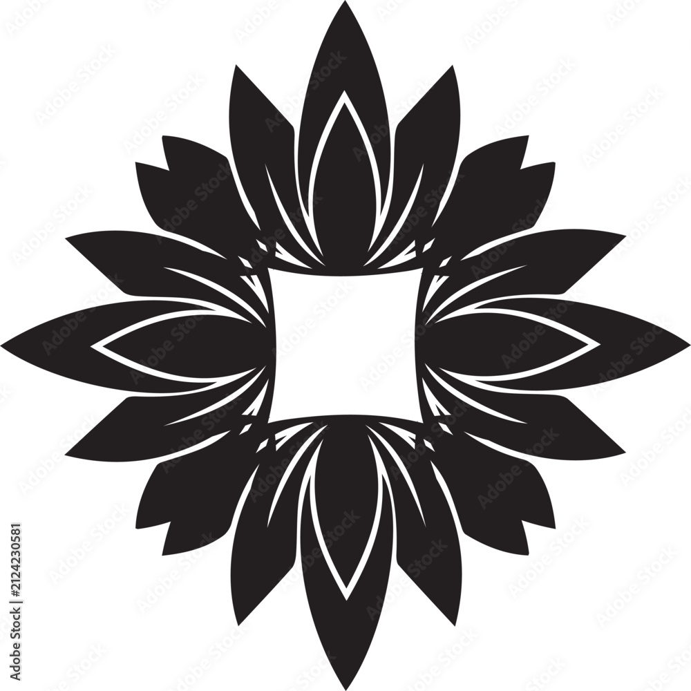 Fototapeta premium Radial sunburst frame shape formed by overlapping gradient lines with sunburst geometric abstract gradient minimalist structure creative background
