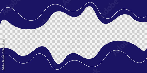 Abstract Blue Ocean Wave Pattern Seamless Vector Background. For business cards, comic books, text books, and text frames. abstract