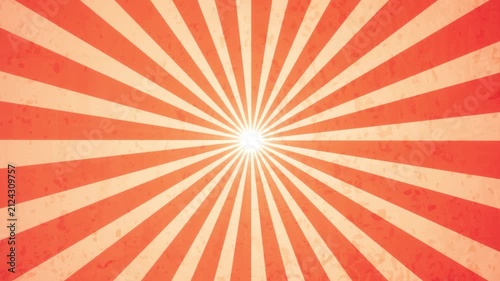 Looping Abstract Sun Rays Animation For Energetic Graphic Backdrops