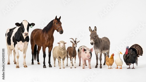 Tropical Jungle Animal Collection Isolated