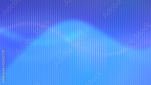 Abstract blue background with vertical lines and glowing wave effect.