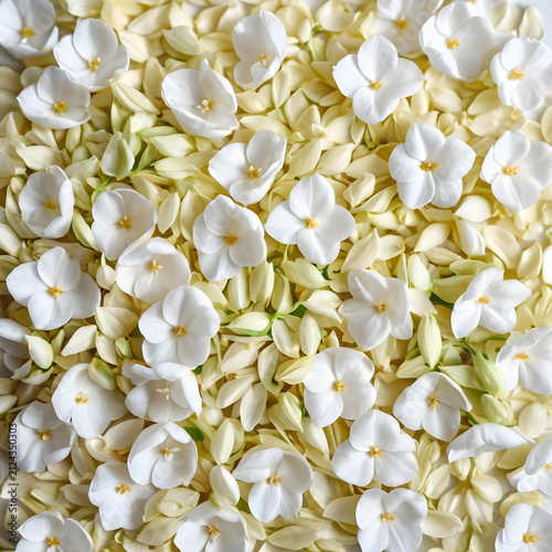 White jasmine flowers and b...