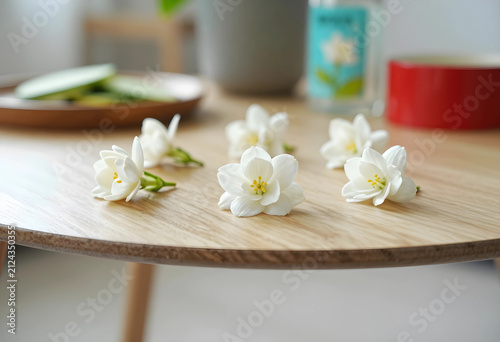 Small white jasmine flowers...