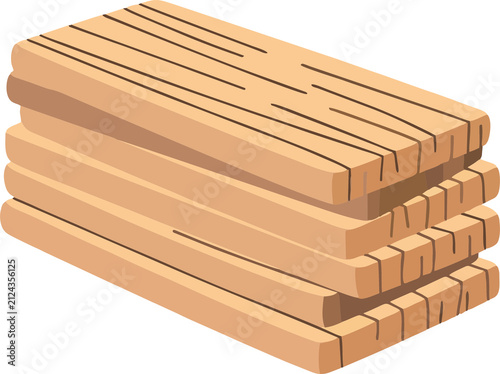 stack of bricks isolated