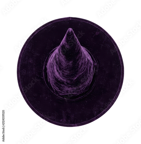 Fotografía Purple witch hat png Velvet witch hat cutout Pointed witch hat png Magic wizard