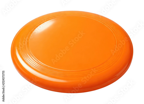 PNG Bright orange plastic frisbee disc
