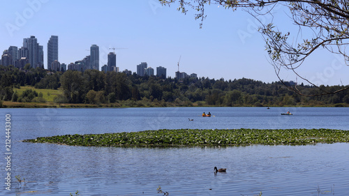 Sunny summer day on Burnaby Lake