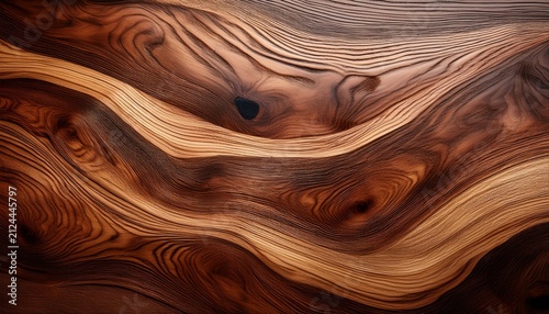close up of warm natural wooden floorboards with flowing grain patterns