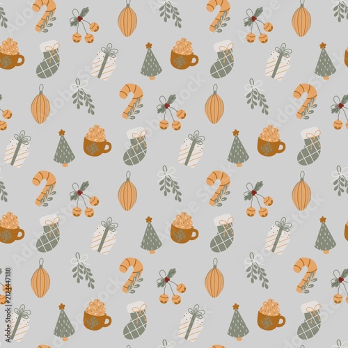Christmas seamless pattern
