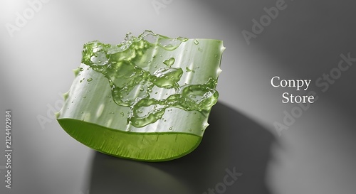 Fresh green broccoli florets in glass bowl on table.