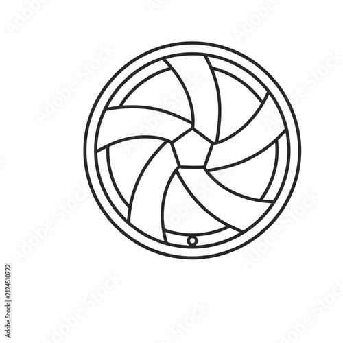 Abstract Circular Design with Geometric Elements