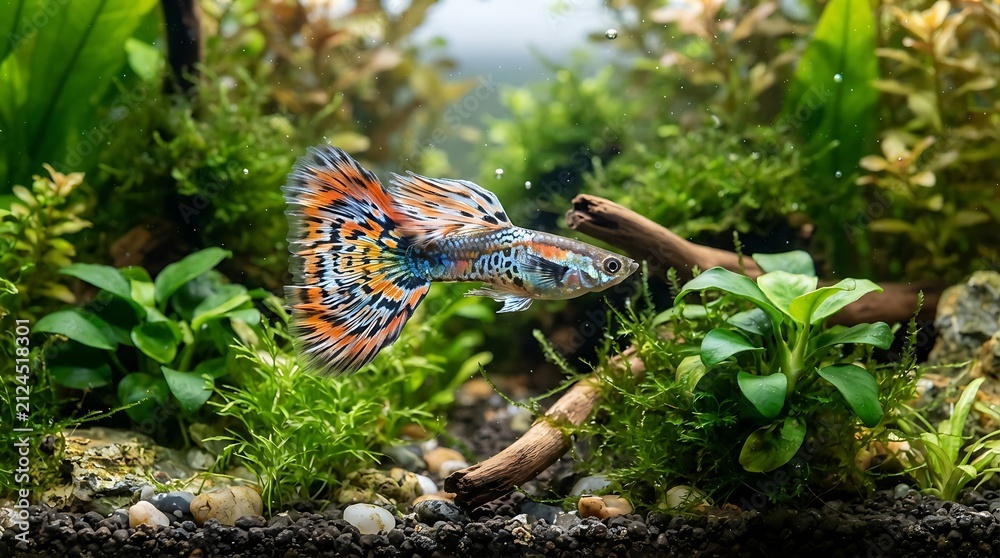 Fototapeta premium guppy fish