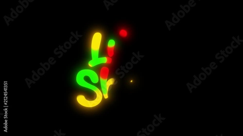 Liquid Glowing Like & Share Text Animation On Alpha