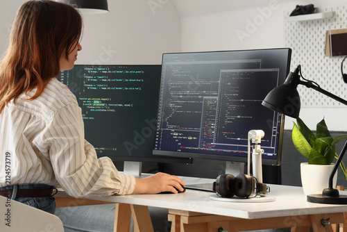 Female software developer c...