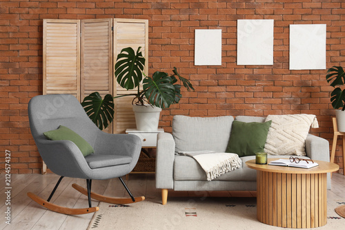 Modern living room interior...