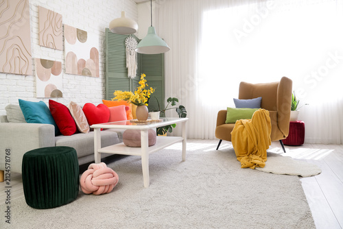 Interior of stylish living ...