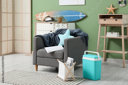 Interior of stylish living ...