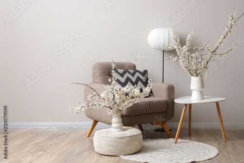 Interior of living room wit...