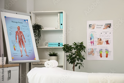 Interior of massage therapi...