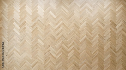 Herringbone wood planks arranged in geometric pattern