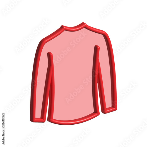 T-shirt icon design template