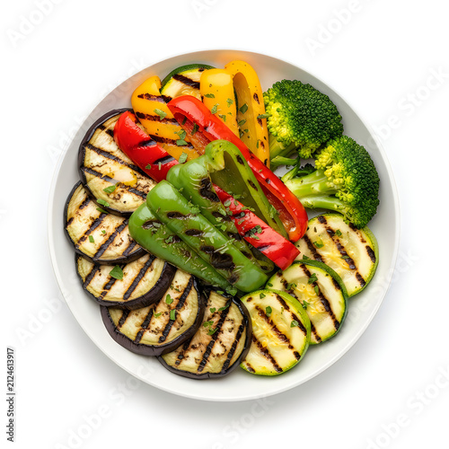 Grilled chicken skewers with veggies and peppers