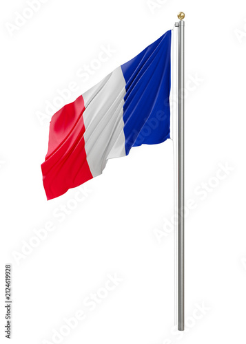 Foto Png flag of France collage element, transparent background
