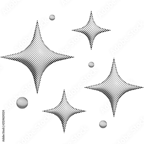 Dots Sparkle Shape