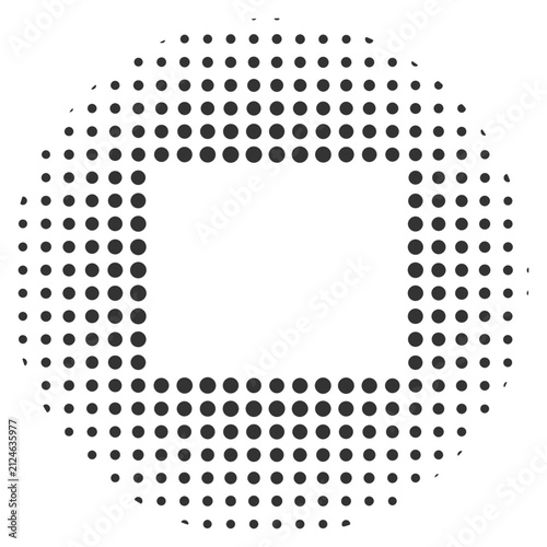 Abstract Halftone Design Elements