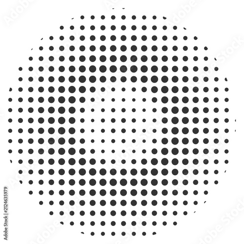 Abstract Halftone Design Elements