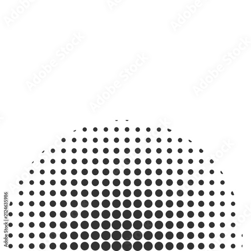 Abstract Halftone Design Elements