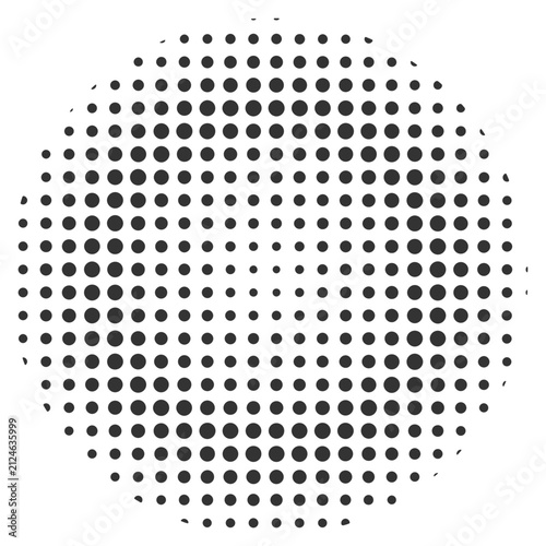 Abstract Halftone Design Elements