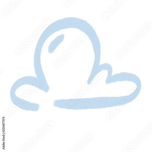 Small Cloud Doodle Illustration