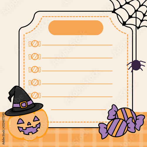 Halloween Memo Paper