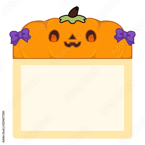 Pumpkin Sticky Note