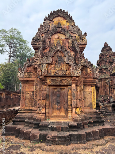 Banteay Srei Temple, the Southern Scripture Hall, World Heritage Site, January 2026