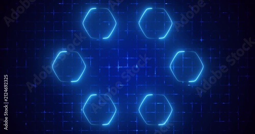 4K Risk Management Digital Element on Digital Grid Background.Data Transfer Network Management for Financial Performance and Investment Security.Futuristic Data Network for Business Strategy, Growth