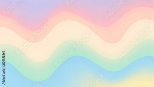 A digital illustration of an abstract colorful background featuring smooth blue and purple waves with a flowing gradient texture and light curves in a motion-driven fractal design pattern