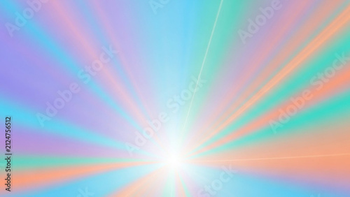abstract background with rainbow